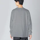 Ａｔｅｌｉｅｒ　Ｈｅｕｒｅｕｘの薔薇とチンチラシルバー Big Long Sleeve T-Shirt