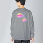 栗坊屋のハナゴンベ Big Long Sleeve T-Shirt