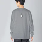 やちよ｜リアル鳥イラストのPenguin Jyanai with Penguin Big Long Sleeve T-Shirt