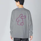 Griffin六三のRabbit Big Long Sleeve T-Shirt