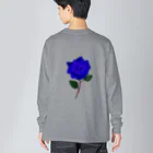 🍄ですこ🍄のBlue Rose “BRILLIANT” ビッグシルエットロングスリーブTシャツ