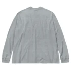 Ａｔｅｌｉｅｒ　Ｈｅｕｒｅｕｘの薔薇とチンチラシルバー Big Long Sleeve T-Shirt