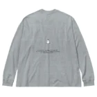 二木 こうた、🐭のアルビノダウンタウン（表裏デザイン）Type-B.black Big Long Sleeve T-Shirt