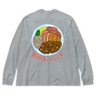 LalaHangeulの長崎トルコライス バックプリント Big Long Sleeve T-Shirt