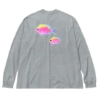 栗坊屋のハナゴンベ Big Long Sleeve T-Shirt