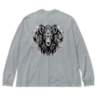 UmageのMysterious Fantasy Animal（神秘的な空想の動物） ビッグシルエットロングスリーブTシャツ