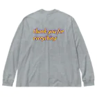 とんぼ玉kayoのthank you for everything 背面プリント Big Long Sleeve T-Shirt