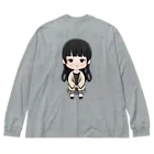 人妻ぷっちょ　四日市・鈴鹿店のまいこ　デフォルメ ビッグシルエットロングスリーブTシャツ