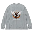 T-jet's Illustration...の［両面］Matsusaka Quality "Gray"【株式会社新竹商店ライセンス品】 Big Long Sleeve T-Shirt
