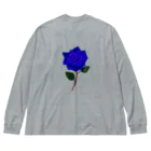 🍄ですこ🍄のBlue Rose “BRILLIANT” ビッグシルエットロングスリーブTシャツ