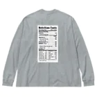 myoooookoのBack of the package ビッグシルエットロングスリーブTシャツ