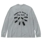 Beejouxのクワガタが大好きだ(ブラックデザイン) Big Long Sleeve T-Shirt