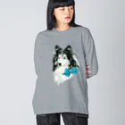 lilyamamのシェルティ ビッグシルエットロングスリーブTシャツ