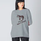 キッズモード某の黒でも白でもなく Big Long Sleeve T-Shirt