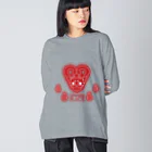 トンガリゴートの猫又ロゴ Big Long Sleeve T-Shirt