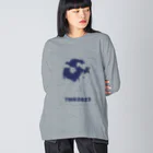 hirariのILST2023 tumuri ビッグシルエットロングスリーブTシャツ