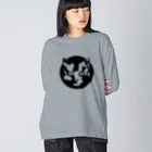 Fontaのジオメトリック猫 Big Long Sleeve T-Shirt