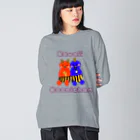 Lily bird（リリーバード）の仲良し小鬼ちゃん ロゴ入り① Big Long Sleeve T-Shirt