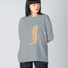 Charamaru MarketのＴＯＲＡ Big Long Sleeve T-Shirt