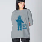 stereovisionのロビーザロボット ビッグシルエットロングスリーブTシャツ