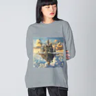 MistyStarkの天空の城 Big Long Sleeve T-Shirt