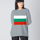 お絵かき屋さんのブルガリアの国旗 Big Long Sleeve T-Shirt