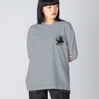 Sunlit HorizonのA lonely SAMURAI Big Long Sleeve T-Shirt