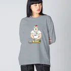 すとろべりーガムFactoryのひたすらネギを切るニワトリ男 Big Long Sleeve T-Shirt