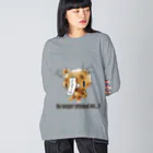 CHAX COLONY imaginariの【各20点限定】クマキカイ(1 / No longer needed me...?) Big Long Sleeve T-Shirt