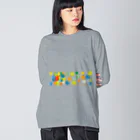 ハロー! オキナワの花とアカショウビン Big Long Sleeve T-Shirt