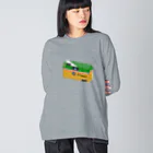 スロータイプ書店 Slowtype Booksの27times 128 ビッグシルエットロングスリーブTシャツ