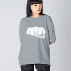 M-kuwaharaのElephant Big Long Sleeve T-Shirt