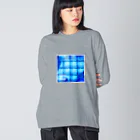 齋藤のtype blue ビッグシルエットロングスリーブTシャツ