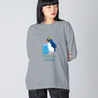 スロータイプ書店 Slowtype BooksのPENGUIN SODA ペンギンソーダ 191 ビッグシルエットロングスリーブTシャツ