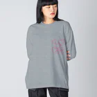 ☆ららくらら☆のHeart ビッグシルエットロングスリーブTシャツ