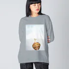 Danke Shoot Coffeeの蜃気楼 Big Long Sleeve T-Shirt