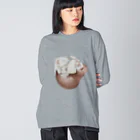 gucco(ぐっこ)のベビふぇれ Big Long Sleeve T-Shirt