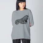 T-coun+ （ティーカン）のつばさふらわー Big Long Sleeve T-Shirt