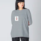 修行僧の手 Big Long Sleeve T-Shirt