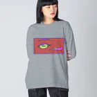 QB🦖のEYE ビッグシルエットロングスリーブTシャツ