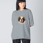 ITSUKIのセントバーナードのドット絵 Big Long Sleeve T-Shirt