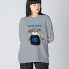 いいたげちゃんのブルーカラーワーカー Big Long Sleeve T-Shirt