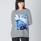 mitchi77のbroken （white） Big Long Sleeve T-Shirt