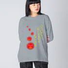 LalaHangeulの조심하세요 ~気をつけて~　ハングルバージョン Big Long Sleeve T-Shirt