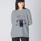 あずき缶のアウトドアベア Big Long Sleeve T-Shirt