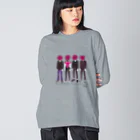 "Witches" Illustrationsの方向性の違い Big Long Sleeve T-Shirt