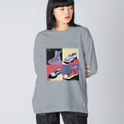 "Witches" IllustrationsのSHOES ビッグシルエットロングスリーブTシャツ