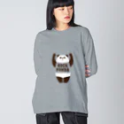 キッチュのロックパンダ　byサポパン Big Long Sleeve T-Shirt