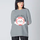 もちぱっちのノーキャットノーライフ Big Long Sleeve T-Shirt