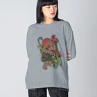 wonder catのウツボカズラ red Big Long Sleeve T-Shirt